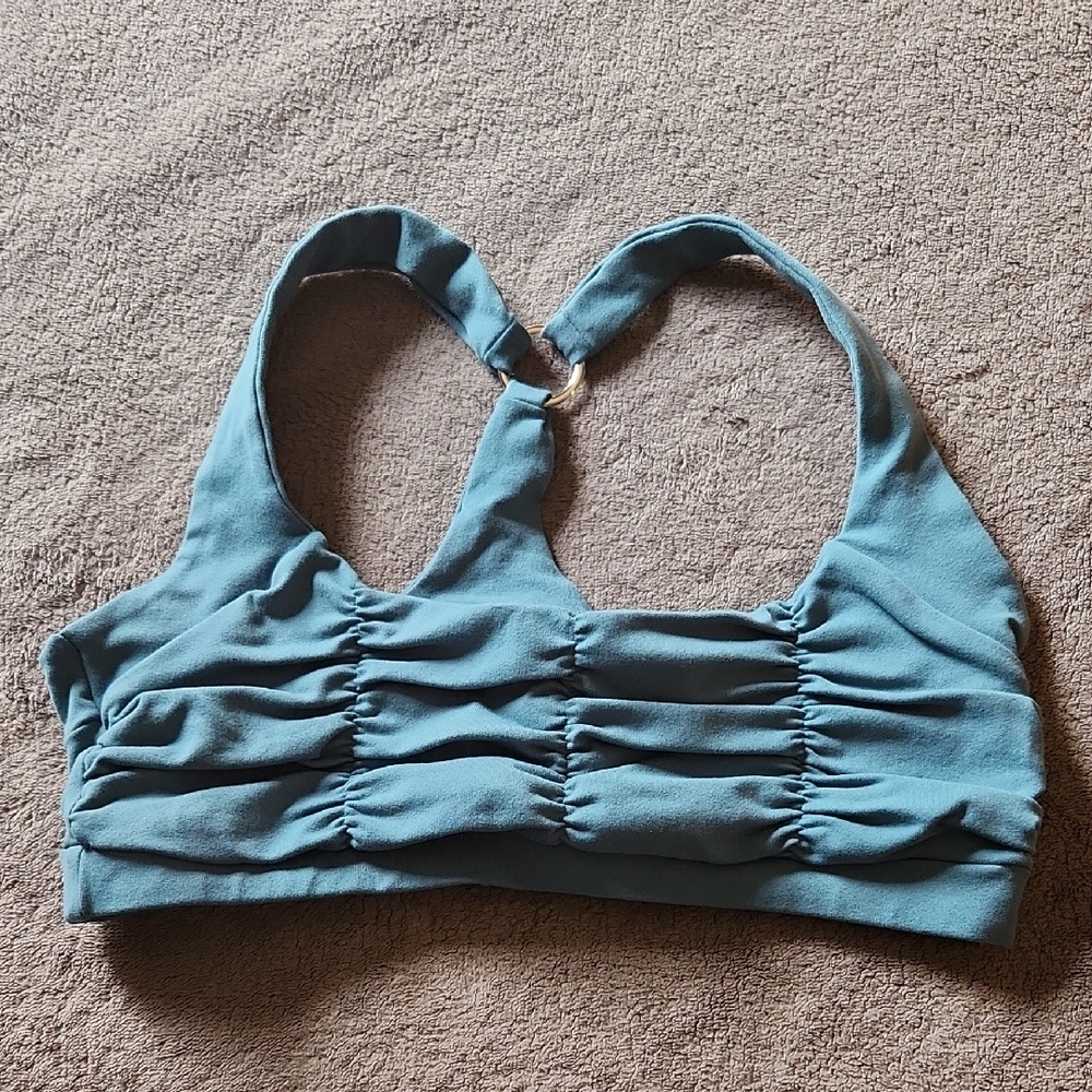 Teal Sports Bra